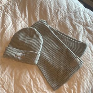 VS Pink Beanie and Scarf